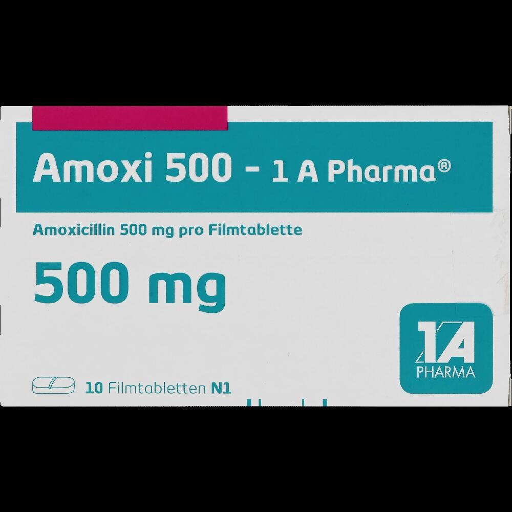 Amoxi 500-1 A Pharma 10 St Filmtabletten