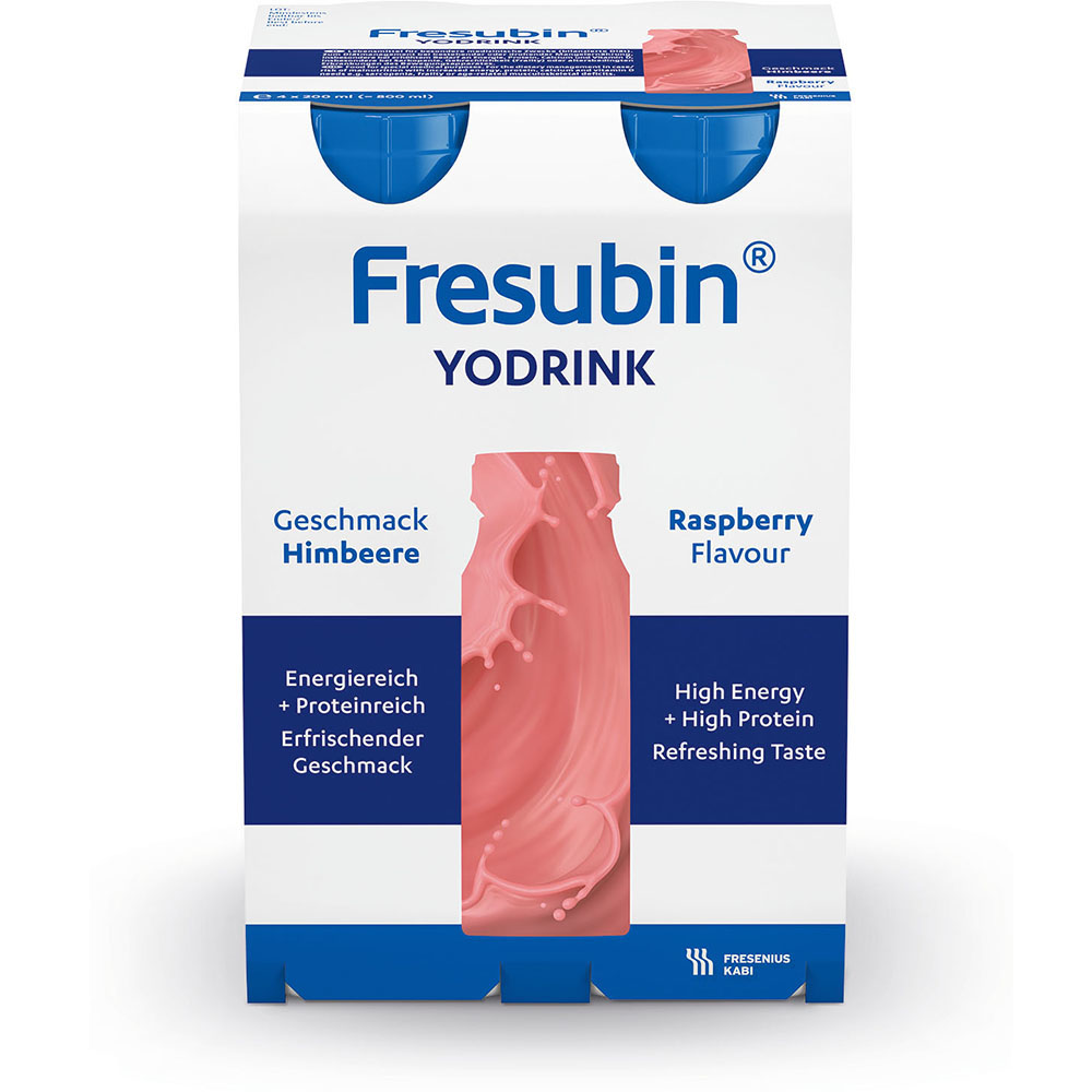 Fresubin YODRINK Himbeere 4X200 ml Flüssigkeit
