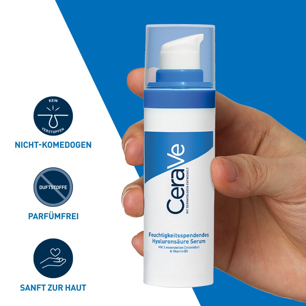 CeraVe Feuchtigkeitsspendendes Hyaluronsäure Serum 30 ml Flüssigkeit