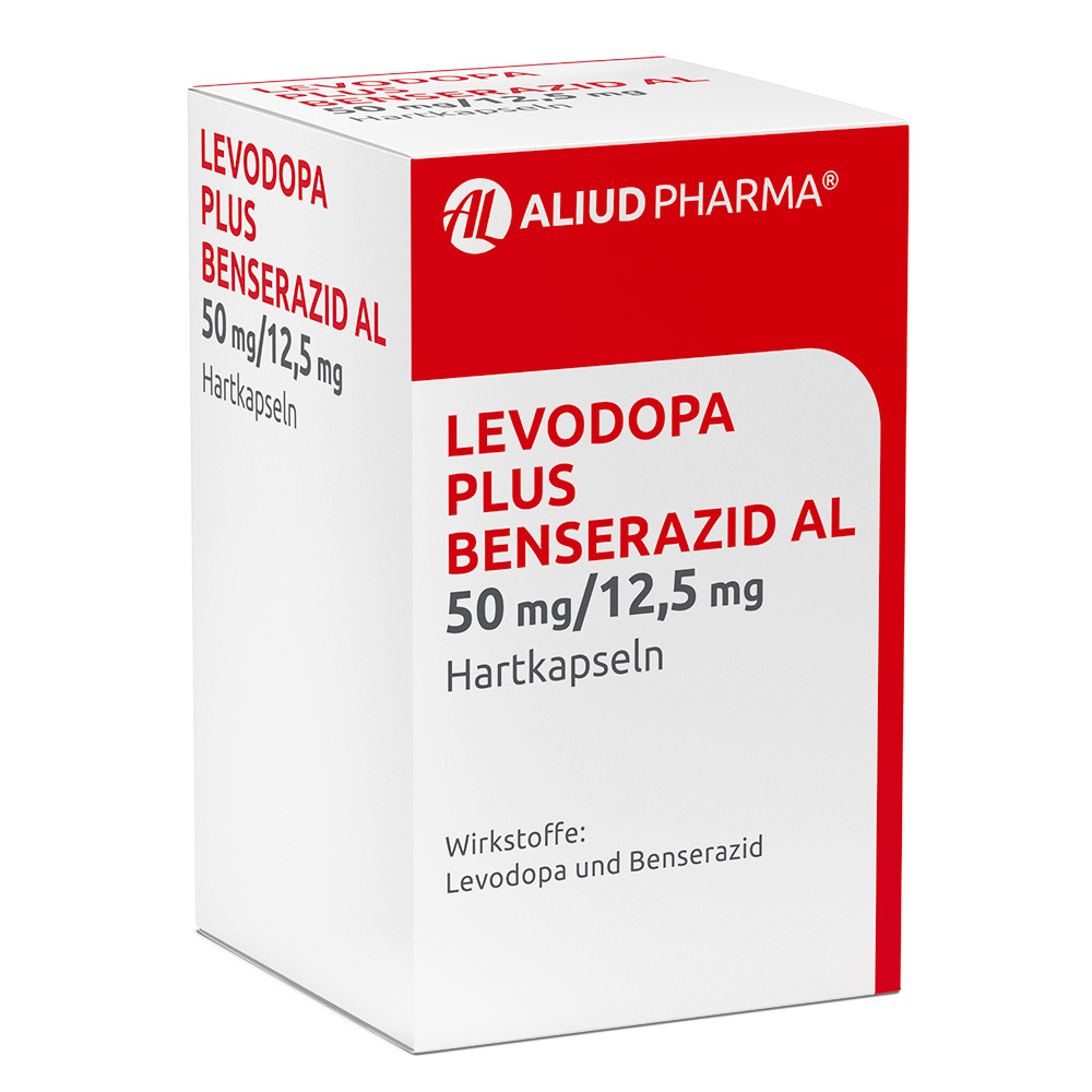 LEVODOPA PLUS BENSERAZID  AL 50mg/12,5mg 100 St Hartkapseln