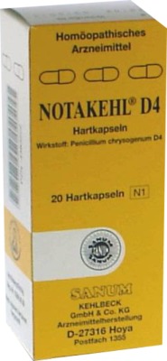 NOTAKEHL D 4 Kapseln 20 St Kapseln