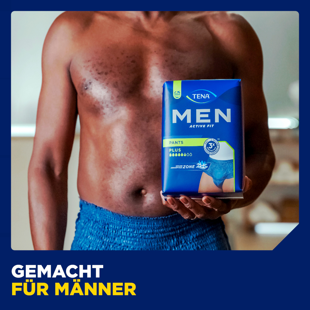 TENA MEN ACTIVE FIT PANTS PLUS S/M 4X12 St