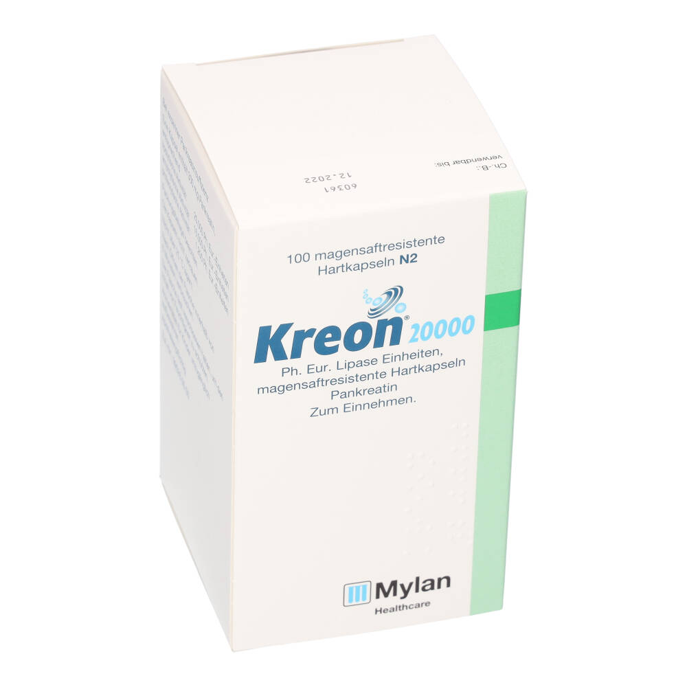 Kreon 20000  100 St Magensaftresistente Hartkapseln