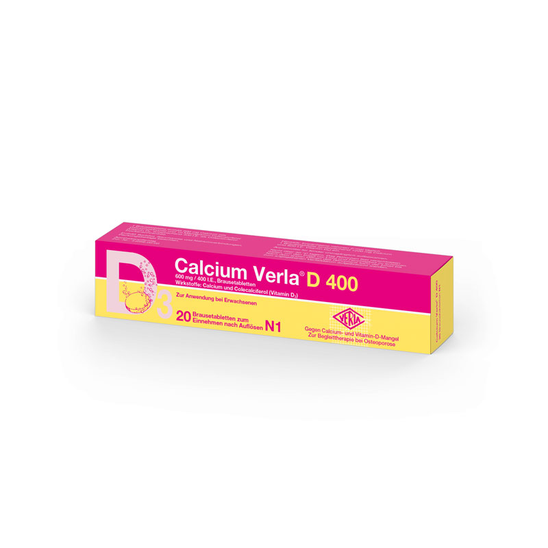 Calcium Verla D 400 20 St Brausetabletten