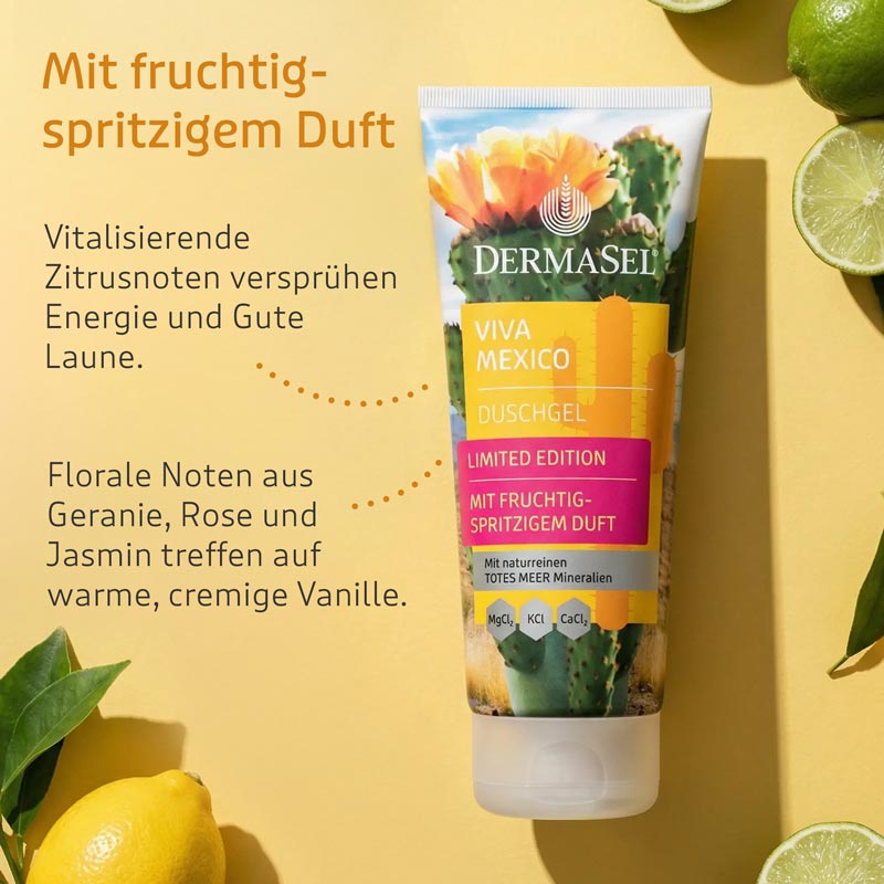 DERMASEL VIVA MEXICO DUSCHGEL LIMITED EDITION  100 ml Duschgel