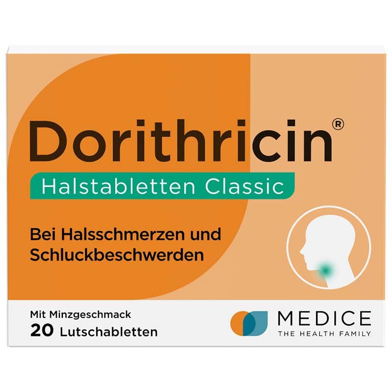 Dorithricin Classic Lutschtabletten bei Halsschmerzen  20 St Lutschtabletten
