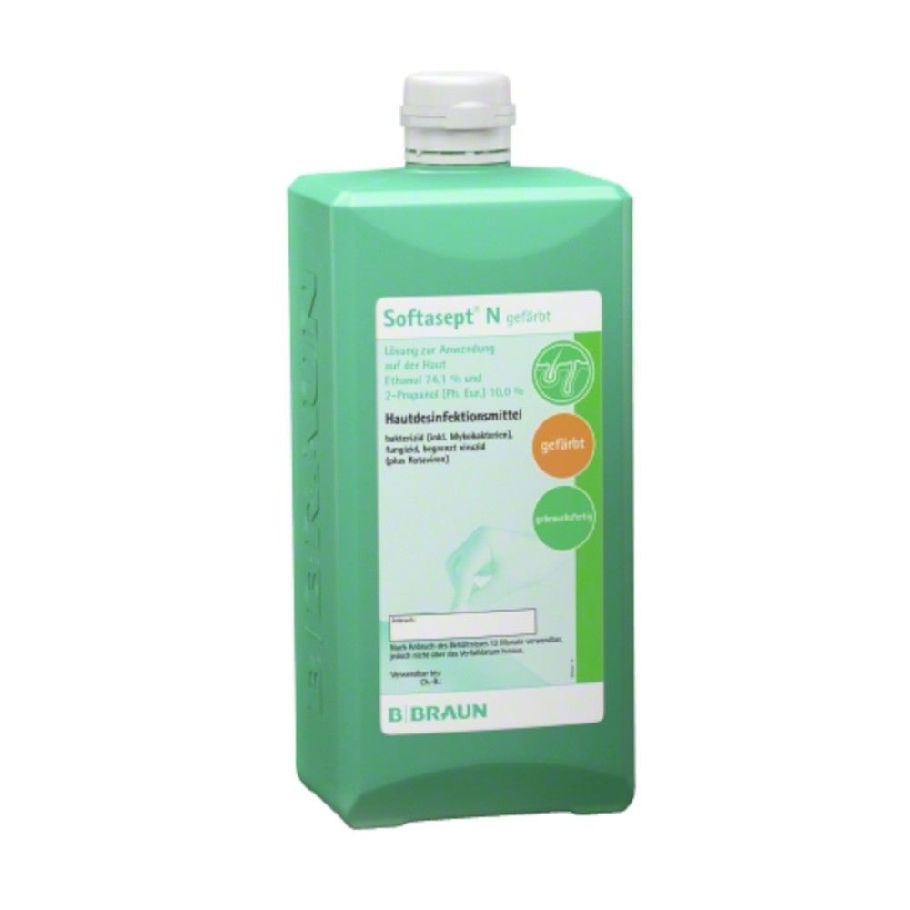 SOFTASEPT N gefärbt Dosierflasche 1000 ml Lösung