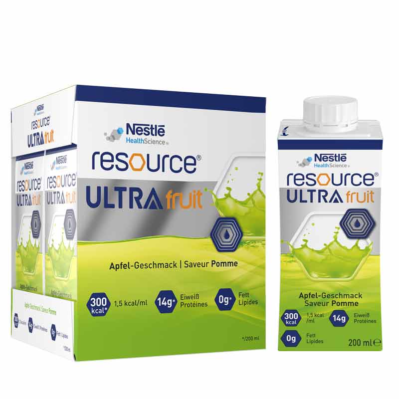 resource ULTRA fruit Apfel 4X200 ml Flüssigkeit