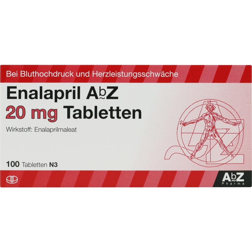 Enalapril AbZ 20mg 100 St Tabletten