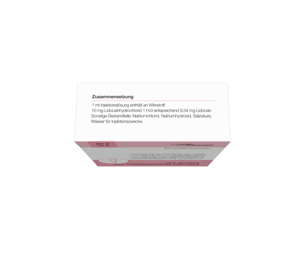 Lidocain pharmarissano 1% Ampulle 2ml 10X2 ml Injektionslösung