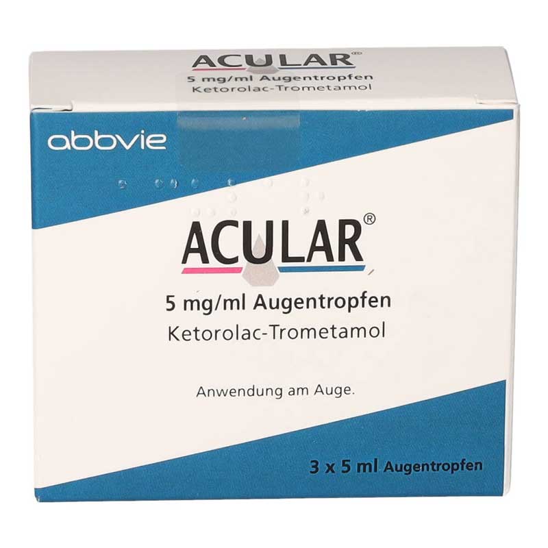 ACULAR 5 mg/ml Augentropfen 3X5 ml Augentropfen