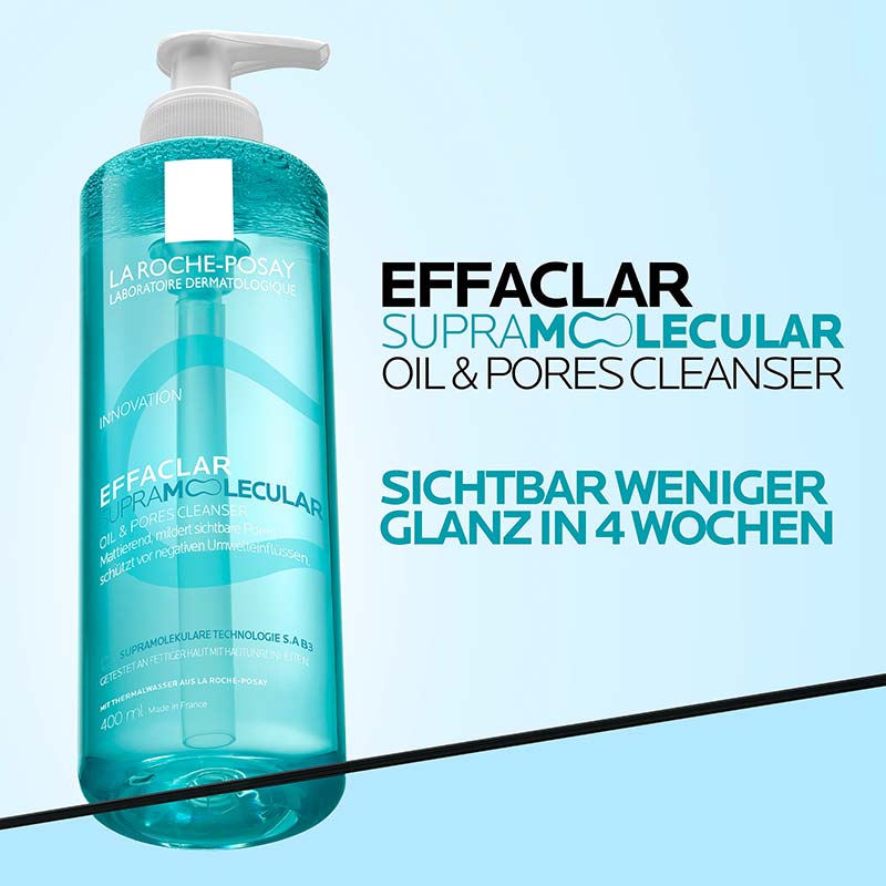 LA ROCHE-POSAY EFFACLAR SUPRAMOLECULAR OIL & PORES CLEANSER 400 ml Gel