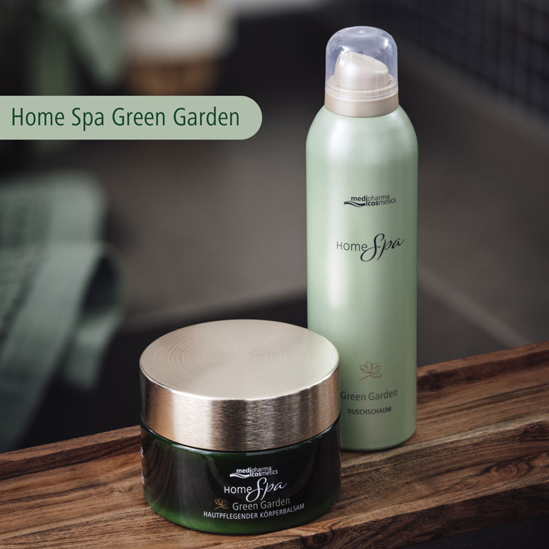 medipharma HomeSpa Green Garden Duschschaum 200 ml Duschgel