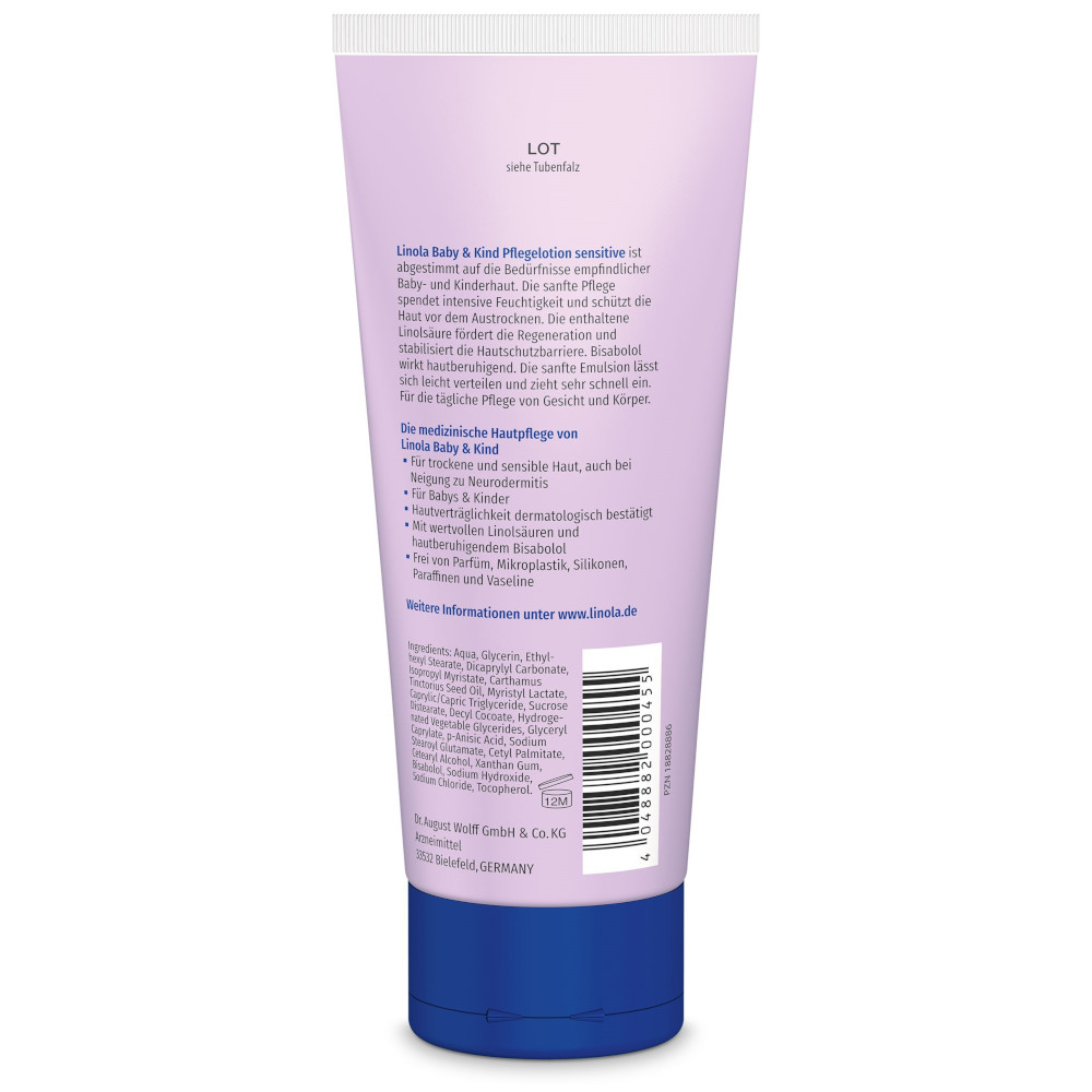 Linola Baby & Kind Pflegelotion sensitive 200 ml Lotion