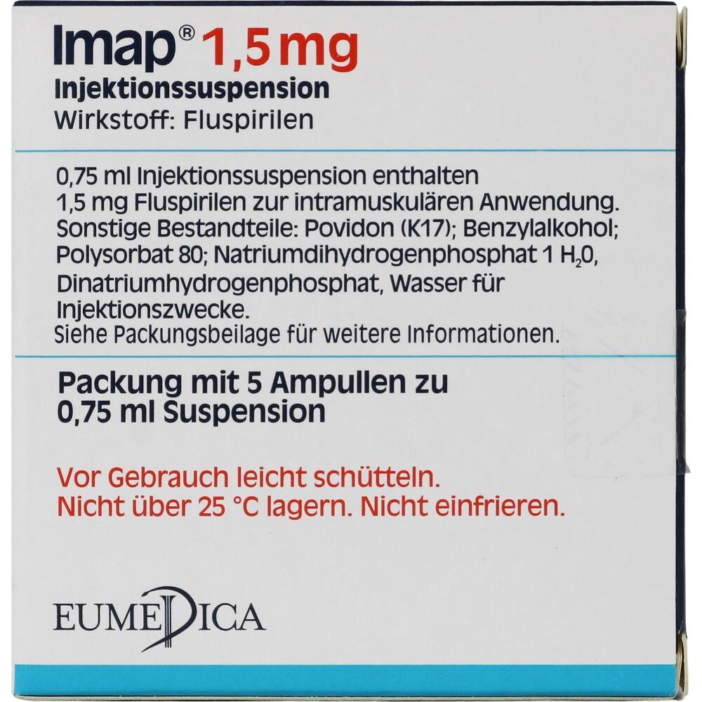 IMAP 1,5 mg Injektionssuspension Ampullen 5X0.75 ml Injektionssuspension