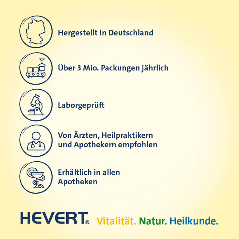 SINUSITIS HEVERT- Bei Schnupfen und Entzündungen der Nasennebenhöhlen 40 St Tabletten