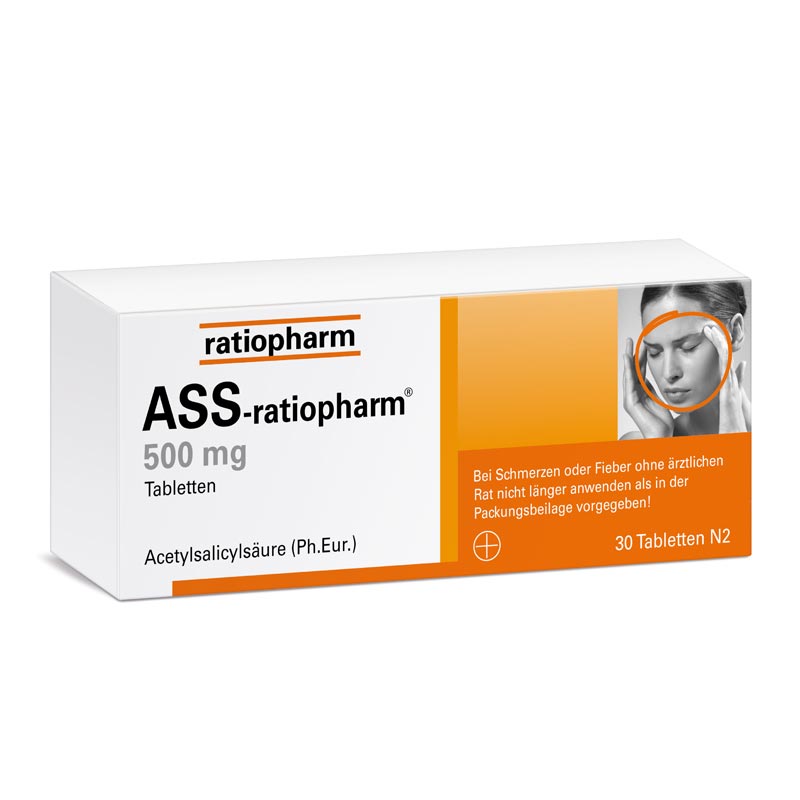 ASS-ratiopharm 500mg 30 St Tabletten