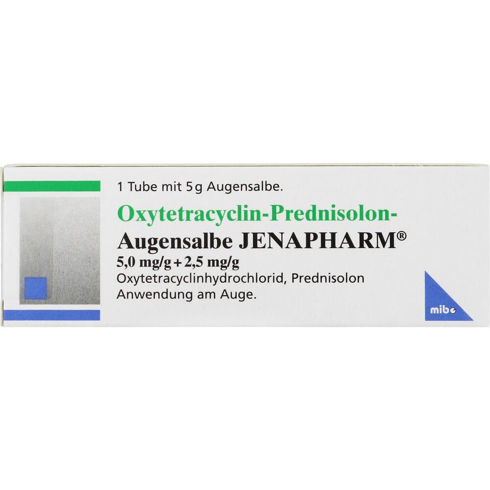 OXYTETRACYCLIN Prednisolon Augensalbe Jenaph. 5 g Augensalbe