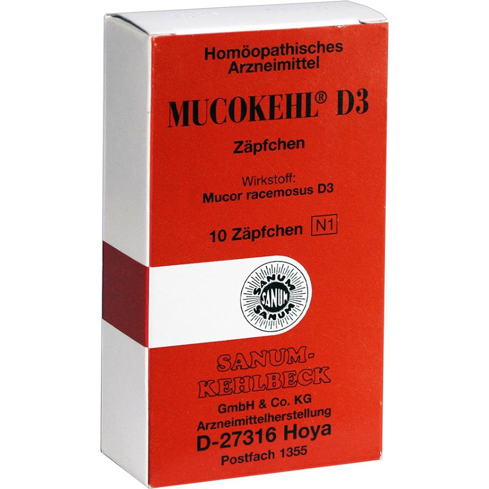 MUCOKEHL Suppositorien D 3 10 St Suppositorien