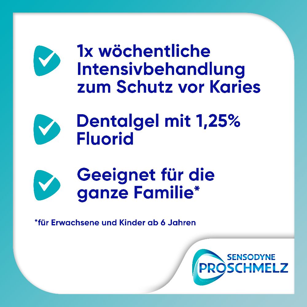 SENSODYNE PROSCHMELZ FLUORID GELEE 1,25% 25 g Gel