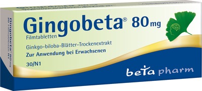 Gingobeta 80mg 30 St Filmtabletten