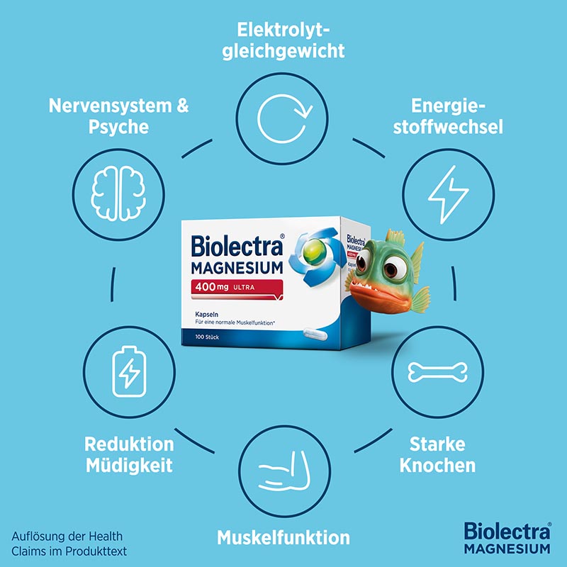 Biolectra MAGNESIUM 400 mg ULTRA  100 St Kapseln