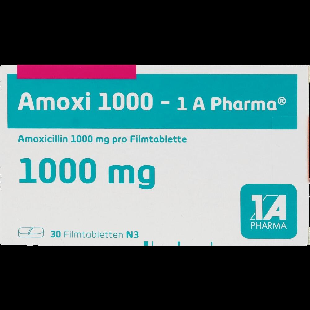 Amoxi 1000-1 A Pharma 30 St Filmtabletten