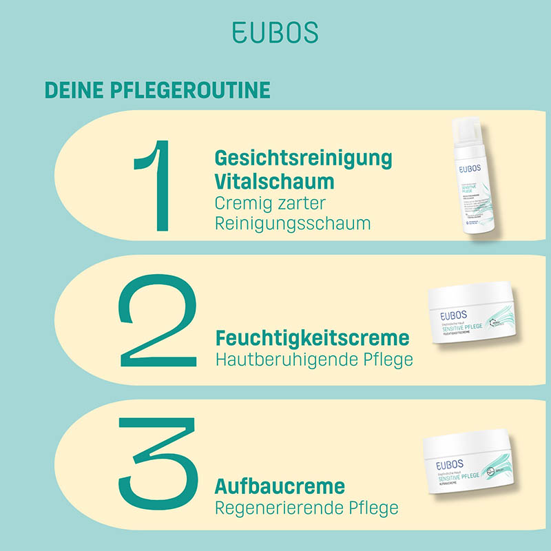 EUBOS SENSITIVE Vital Schaum Gesichtsreinigung 150 ml Schaum