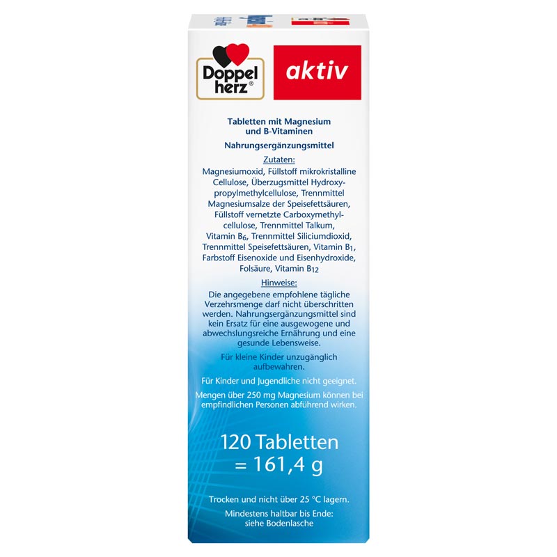 Doppelherz aktiv Magnesium 400  120 St Tabletten