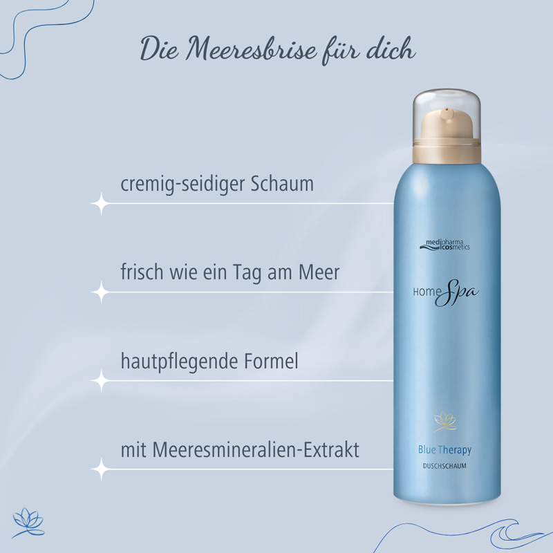 medipharma HomeSpa Blue Therapy Duschschaum 200 ml Duschgel
