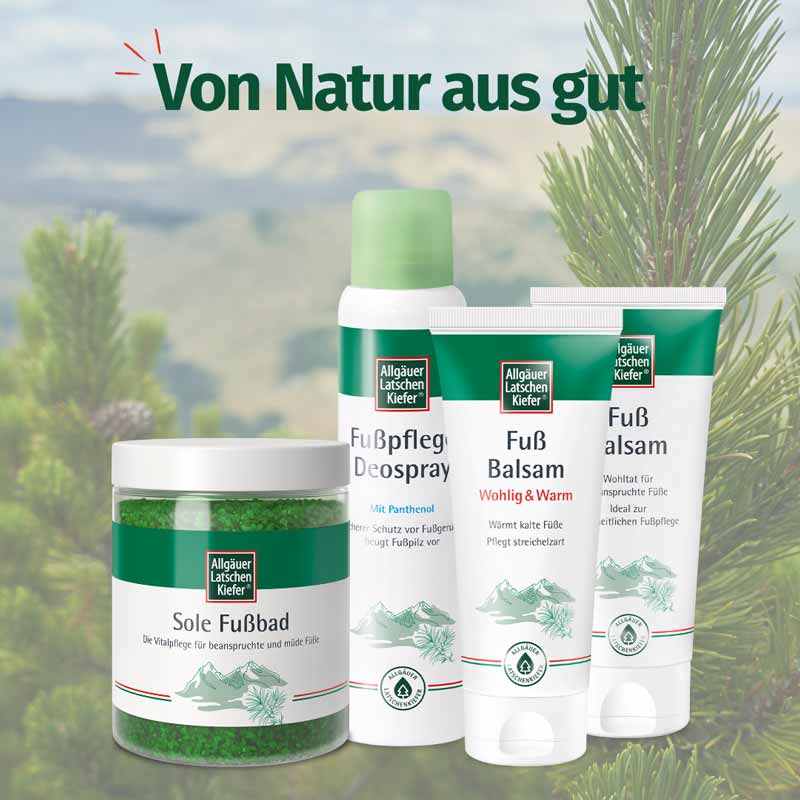 Allgäuer Latschen Kiefer Sole Fußbad  350 g Bad
