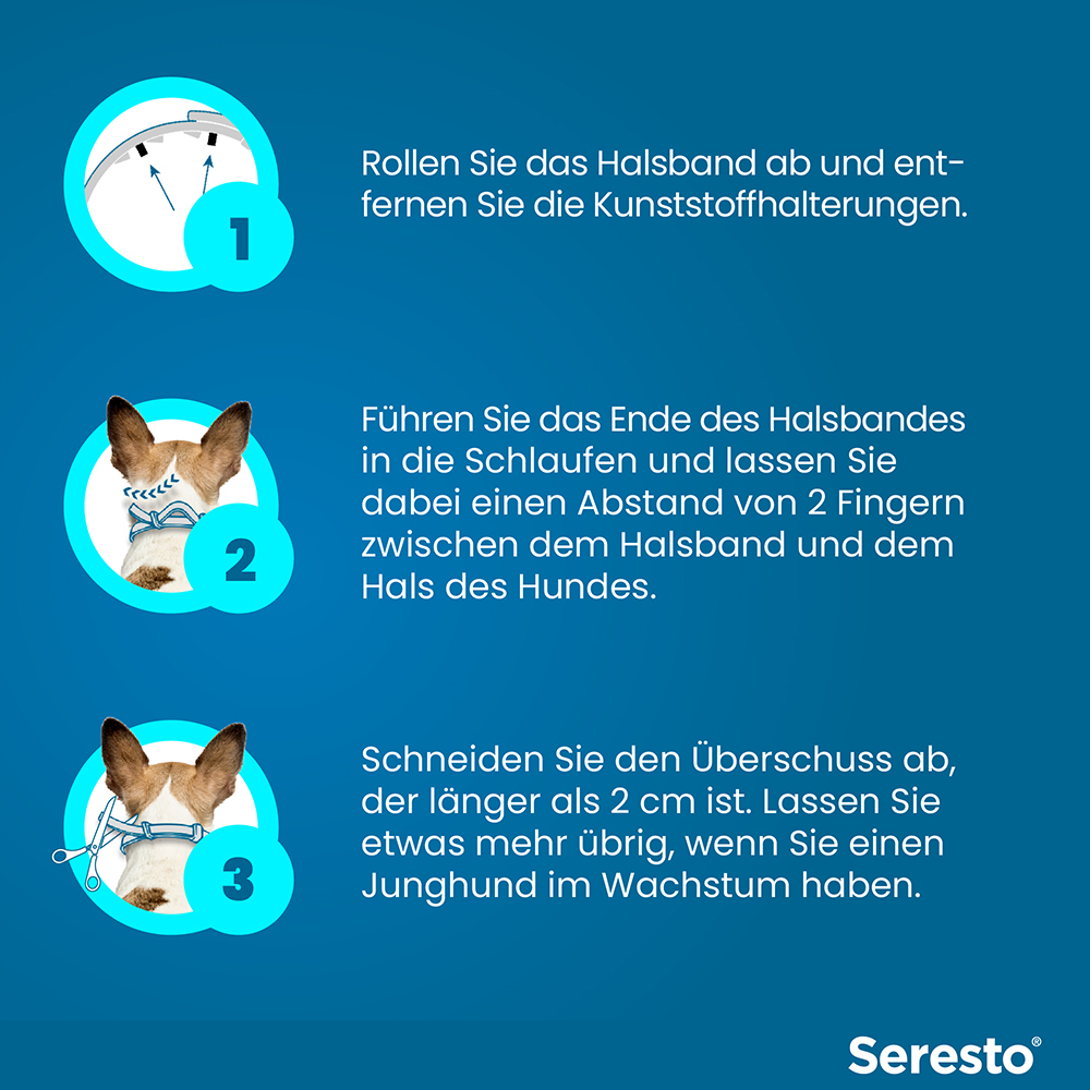 SERESTO 4.5+2.03 HUND AB 8KG 1 St Halsband