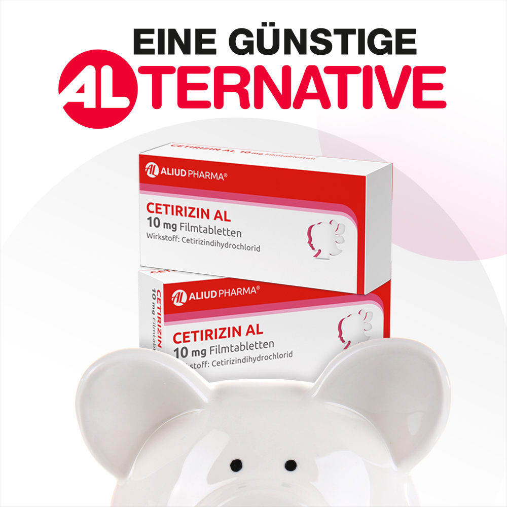 Cetirizin AL 10 mg Filmtabletten bei Heuschnupfen