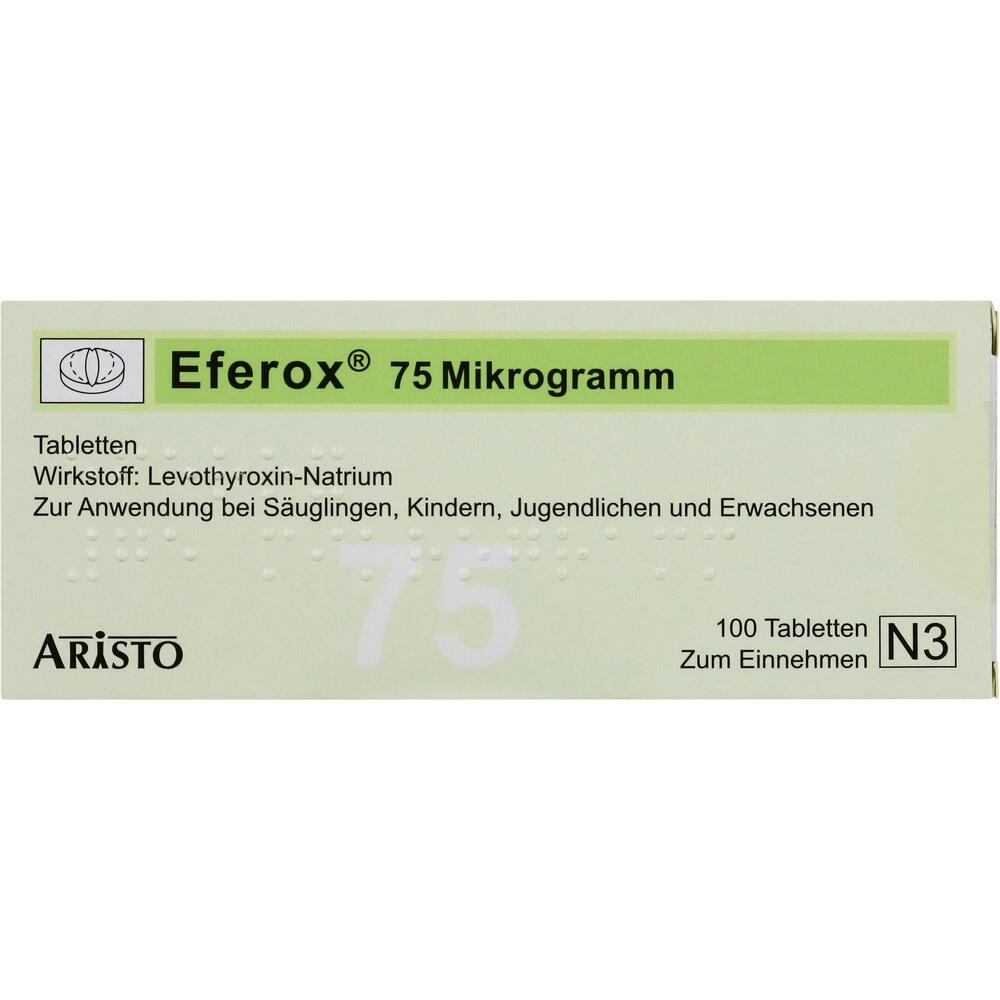 Eferox 75 Mikrogramm 100 St Tabletten