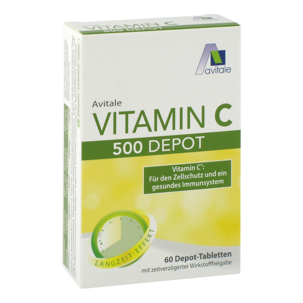 Avitale VITAMIN C 500 mg depot Kapseln 60 St Tabletten