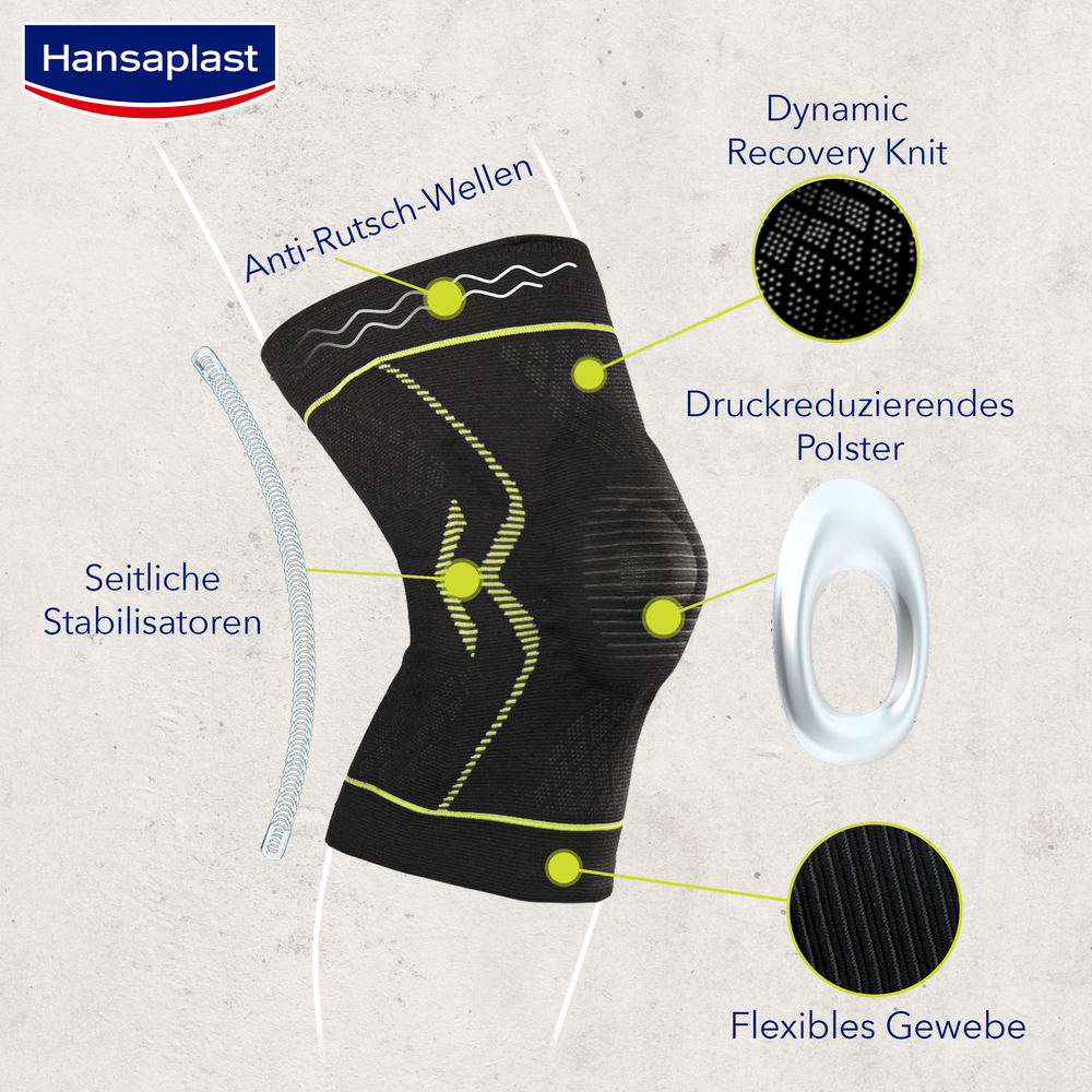 Hansaplast SPORT KNIE-BANDAGE Größe L 1 St Bandage