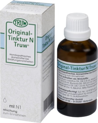 ORIGINAL TINKTUR N Truw Tropfen 20 ml Mischung
