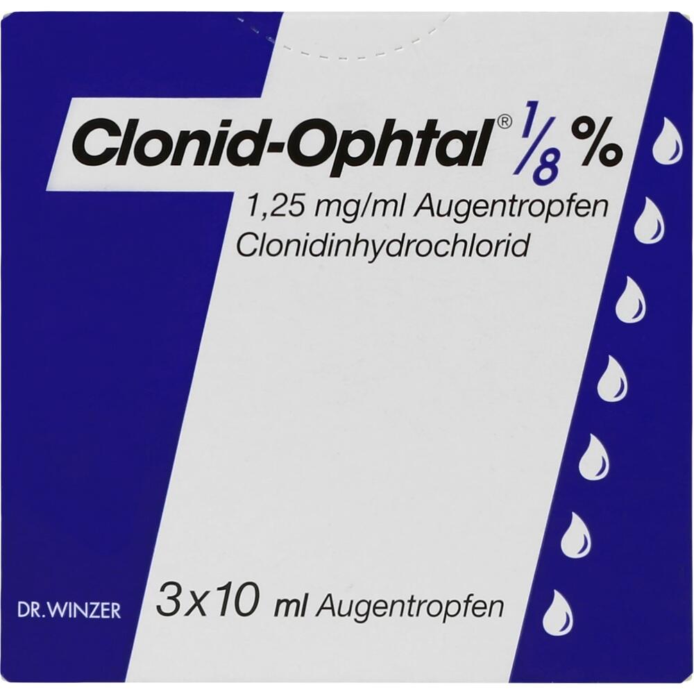 Clonid-Ophtal 1/8% 3X10 ml Augentropfen