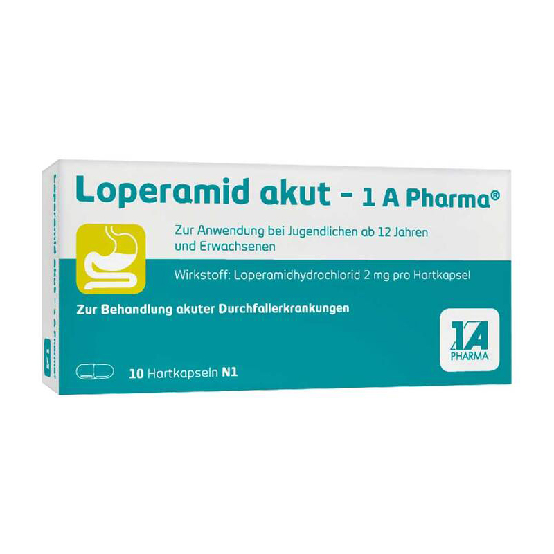 Loperamid akut -1 A Pharma 10 St Hartkapseln