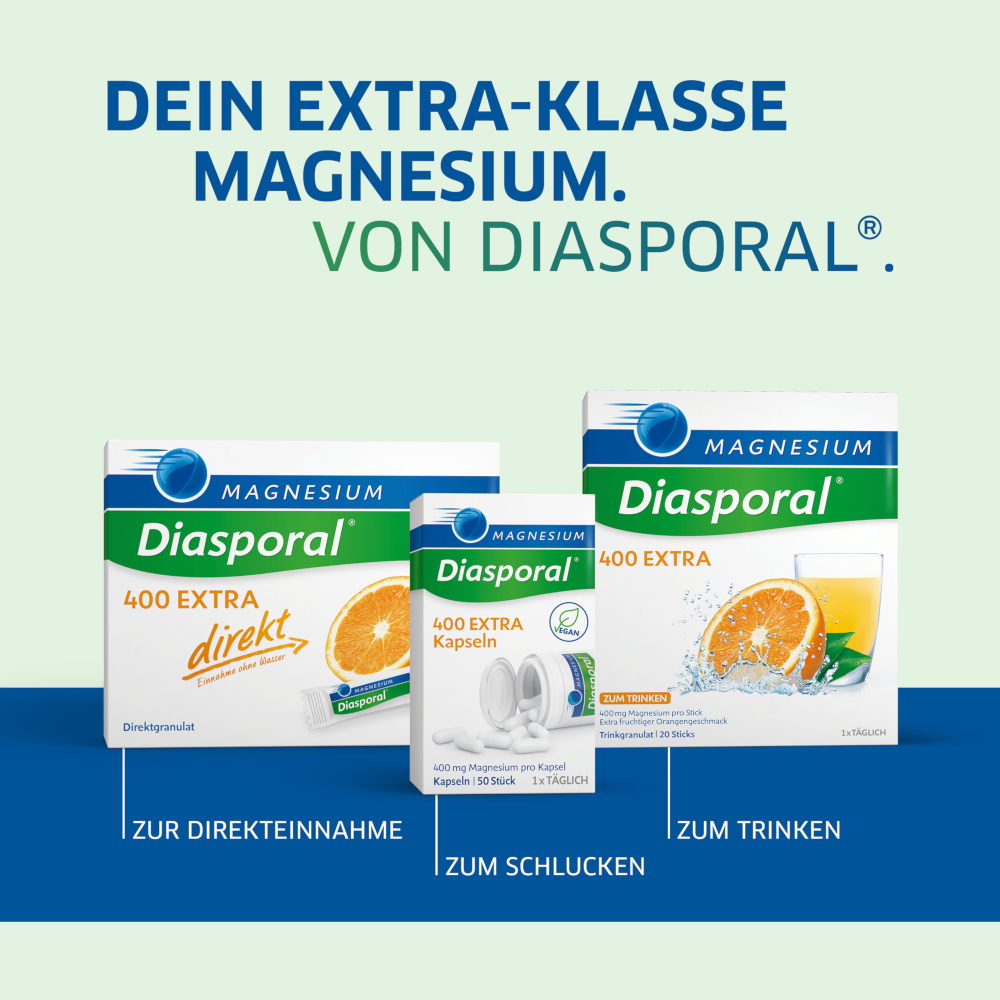 MAGNESIUM Diasporal 400 EXTRA Kapseln 100 St Kapseln