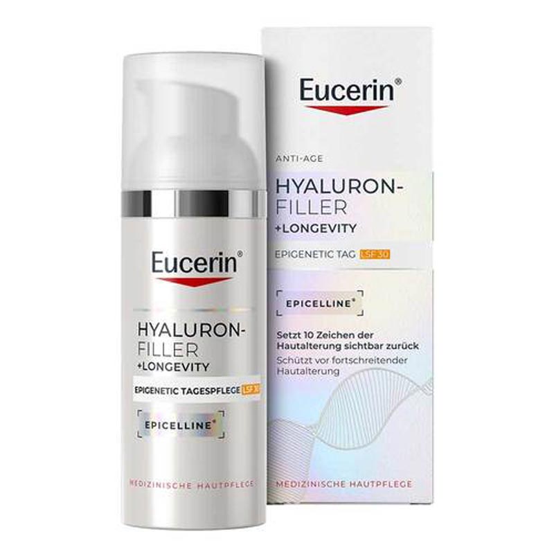 Eucerin HYALURON-FILLER + LONGEVITY EPIGENETIC TAG LSF 30 +20% sparen* 50 ml Creme