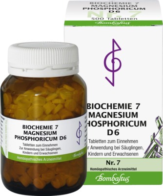BIOCHEMIE 7 Magnesium phosphoricum D 6 Tabletten 500 St Tabletten