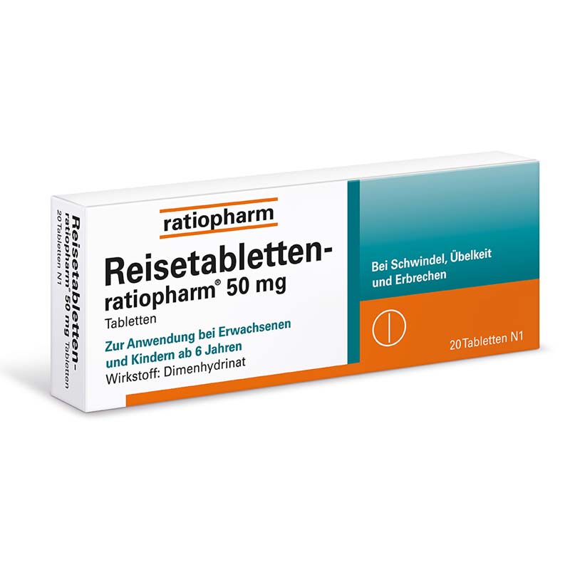 Reisetabletten-ratiopharm 20 St Tabletten