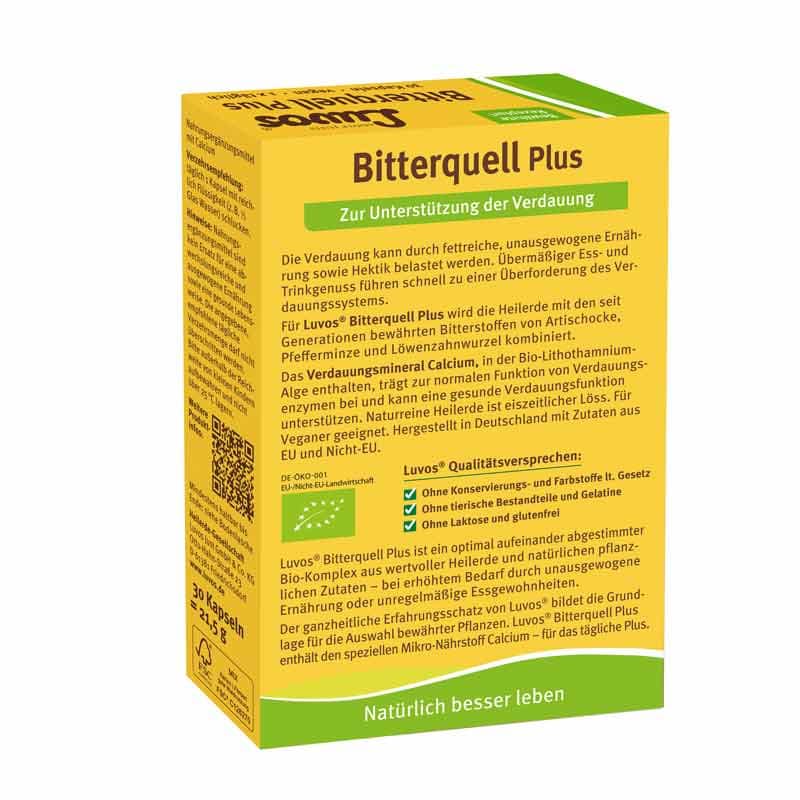 Luvos HEILERDE Bitterquell Plus  30 St Kapseln