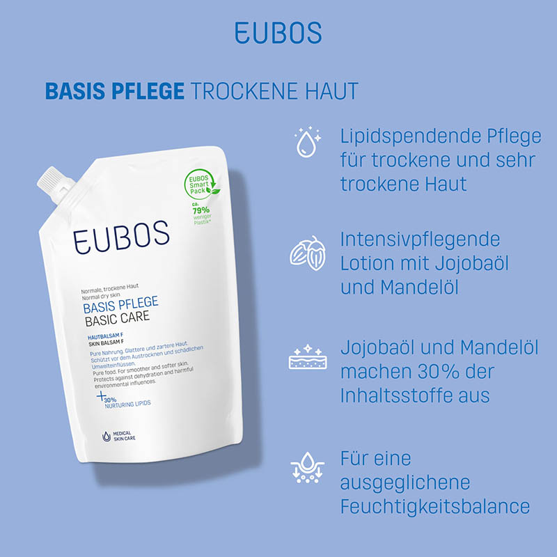 EUBOS HAUTBALSAM F Lotio Nachfüllbeutel 400 ml Lotion