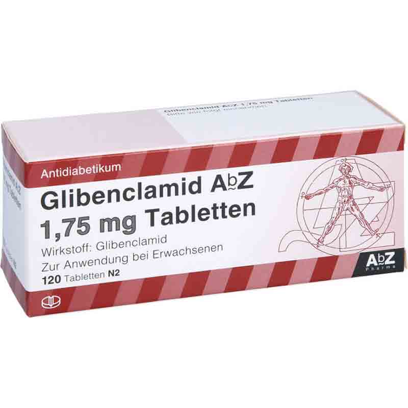Glibenclamid AbZ 1,75mg 120 St Tabletten