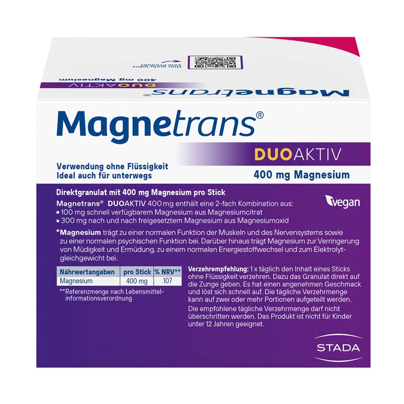 Magnetrans duo-aktiv 400 mg  50 St Granulat