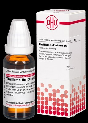 THALLIUM SULFURICUM D 6 Dilution 20 ml Dilution