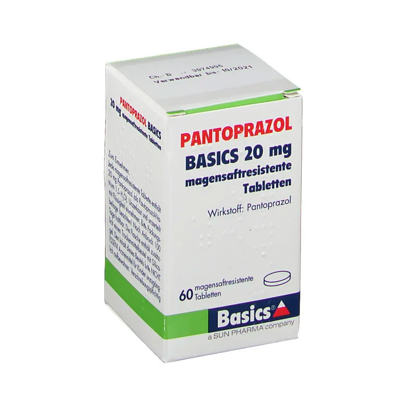 PANTOPRAZOL BASICS 20mg 60 St Tabletten magensaftresistent