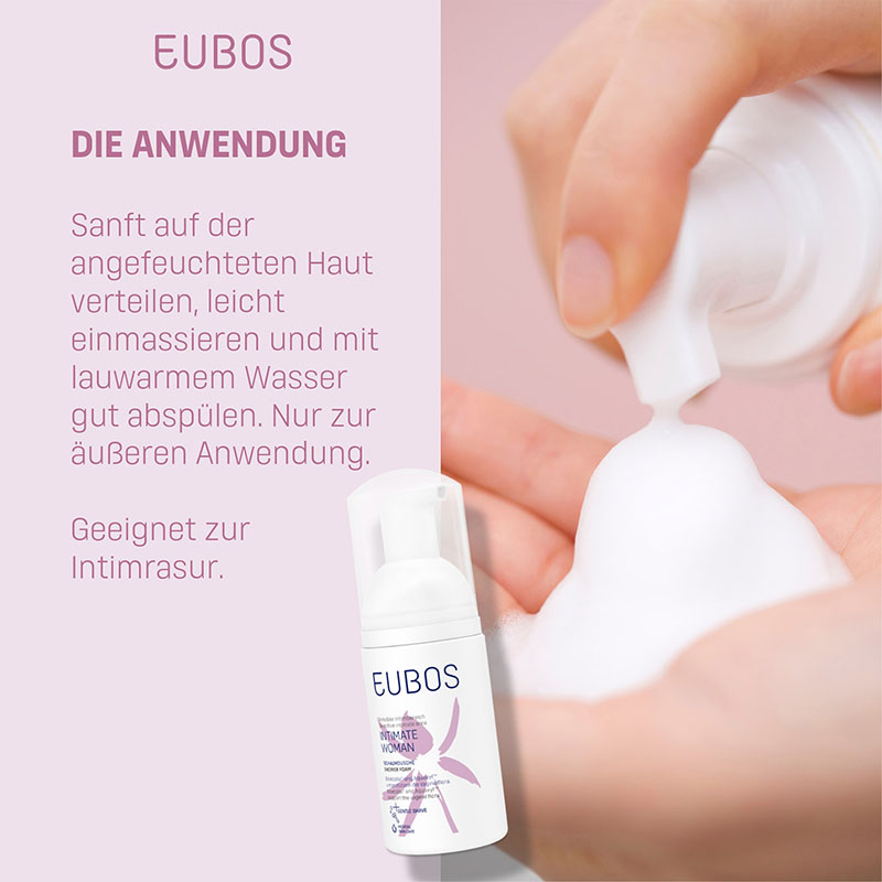 EUBOS INTIMATE WOMEN SCHAUMDUSCHE 100 ml Schaum